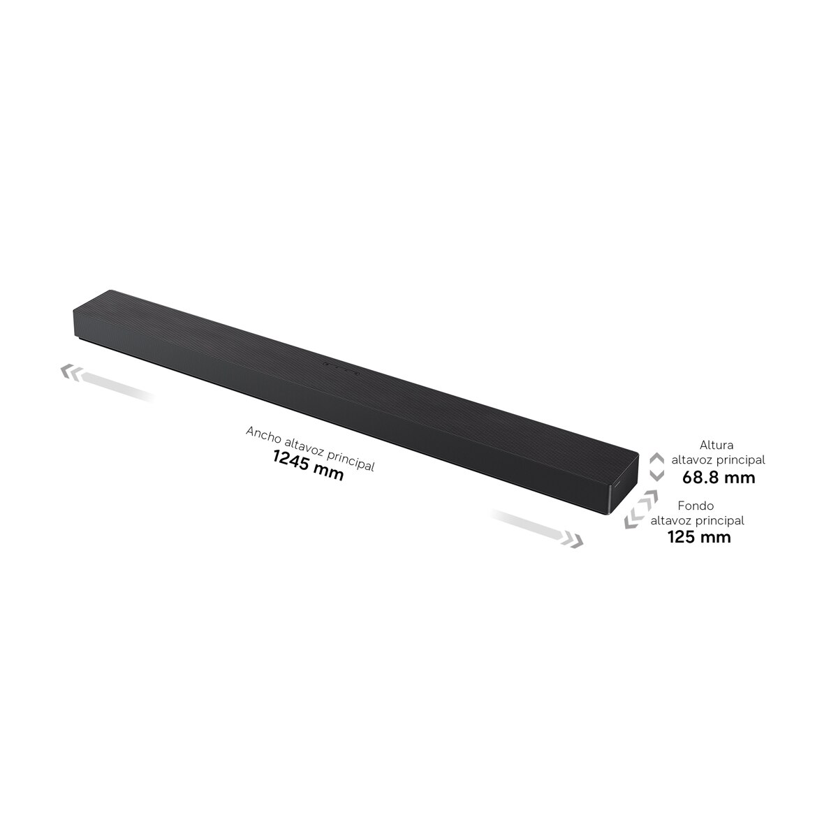 Barra de Sonido Samsung 2026 HW-QS90H Inalámbrico Dolby Atmos con Wi-Fi. 7.1.2 canales con 13 altavoces Negro-2