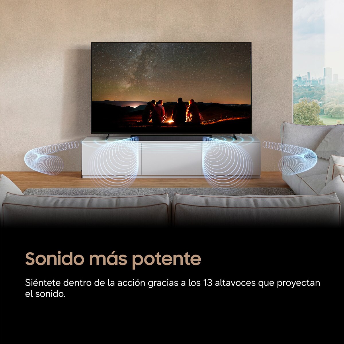 Barra de Sonido Samsung 2026 HW-QS90H Inalámbrico Dolby Atmos con Wi-Fi. 7.1.2 canales con 13 altavoces Negro-4