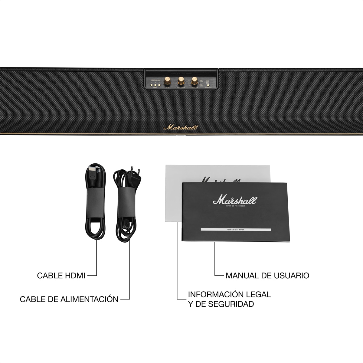Barra de sonido Marshall Heston 120 - Negro Negro-10