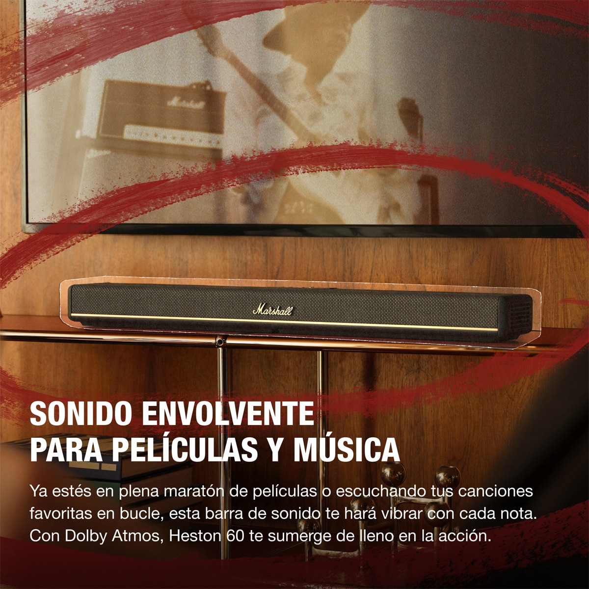 Barra de Sonido Marshall Heston 60 Negro-3
