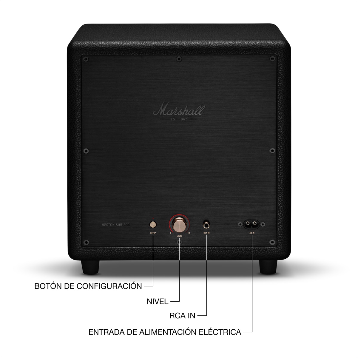 Subwoofer Marshall Heston SUB 200 Negro-6