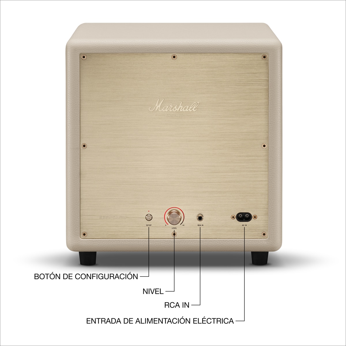 Subwoofer Marshall Heston SUB 200 - Crema Crema-3