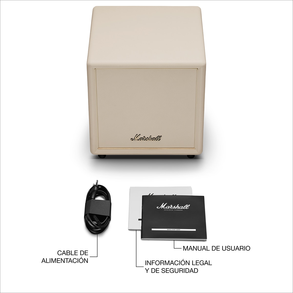 Subwoofer Marshall Heston SUB 200 - Crema Crema-6