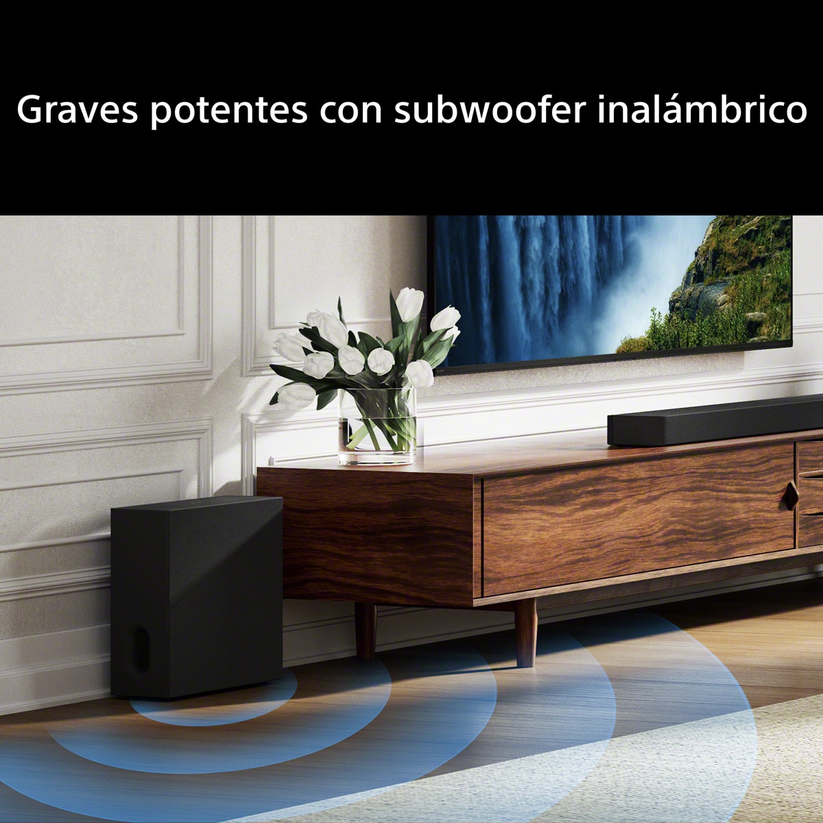 Barra de sonido Sony BRAVIA Theatre Bar 7 5.1.2, Subwoofer inalámbrico, Sonido envolvente, Dolby Atmos, DTS X, inalámbrico EARC, ARC, WiFi Negro-5