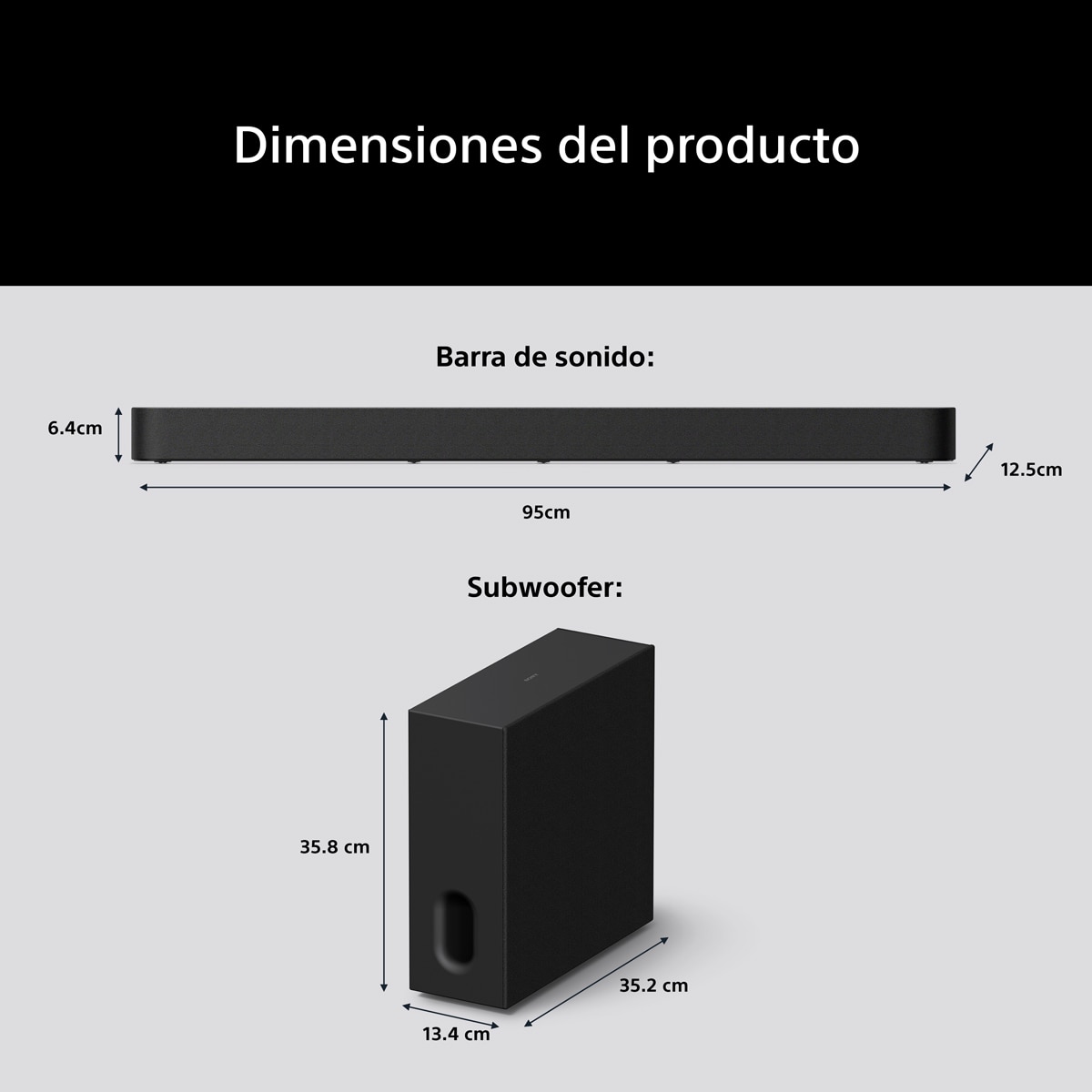 Barra de sonido Sony BRAVIA Theatre Bar 7 5.1.2, Subwoofer inalámbrico, Sonido envolvente, Dolby Atmos, DTS X, inalámbrico EARC, ARC, WiFi Negro-9