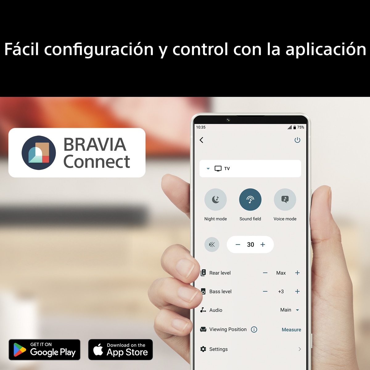 Barra de sonido Sony BRAVIA Theatre Bar 7 5.1.2, Subwoofer inalámbrico, Sonido envolvente, Dolby Atmos, DTS X, inalámbrico EARC, ARC, WiFi Negro-15