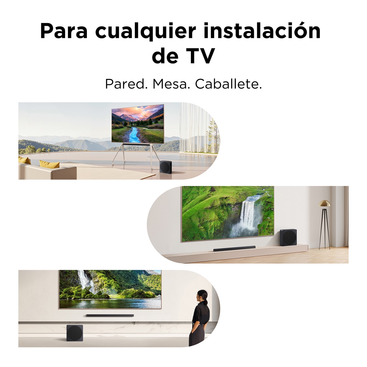 Imagen 9 de Barra de sonido TCL A65K 3.1.2 canales, 460W, audio by BANG & OLUFSEN, Dolby atmos, DTS-X. Tutti Choral, Subwoofer inalámbrico - Titanio Titanio