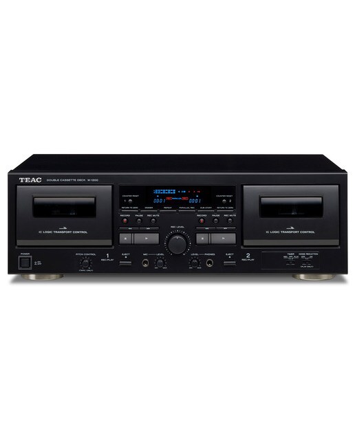 Reproductor de cassette Teac W-1200-B Black Negro-1