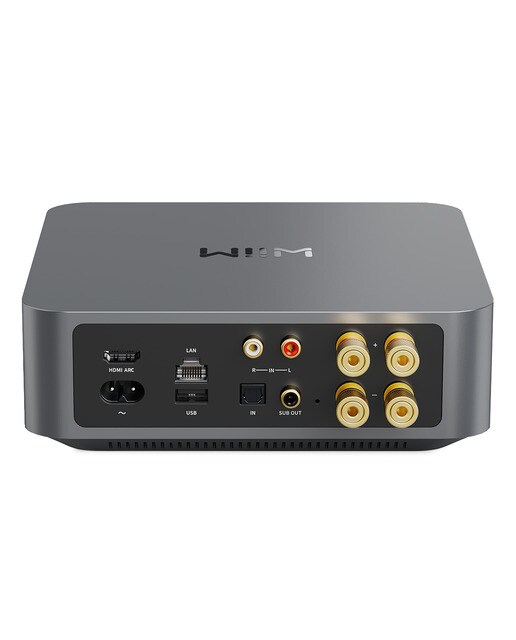 Amplificador integrado con reproductor en red HiFi WiiM AMP Negro-6