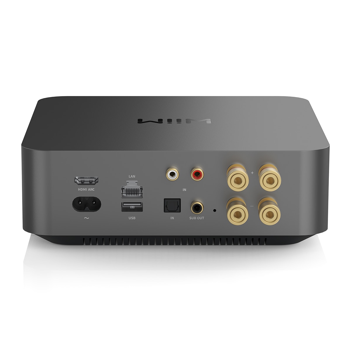 Amplificador integrado con "streamer" WiiM AMP Pro Negro-4