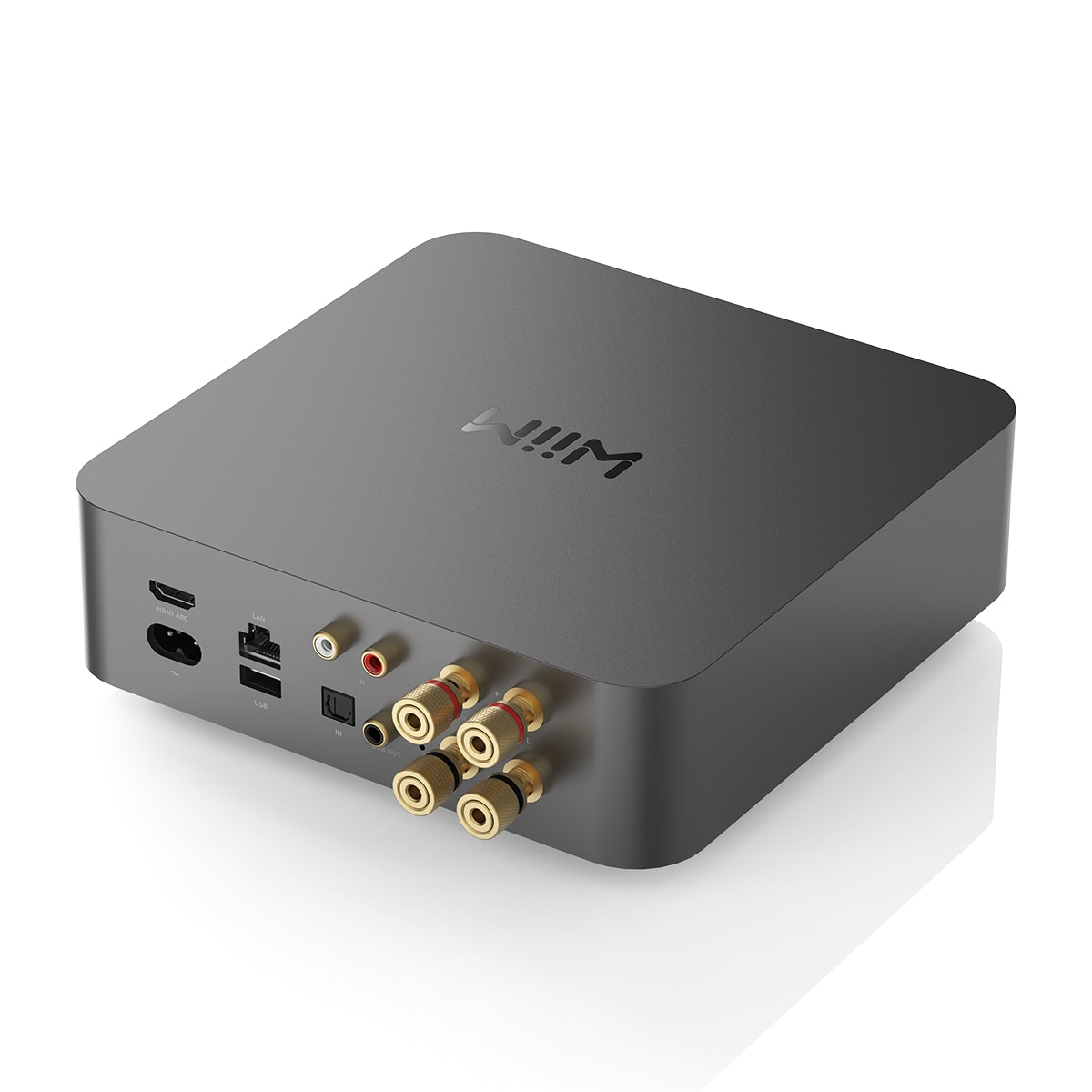 Amplificador integrado con "streamer" WiiM AMP Pro Negro-5