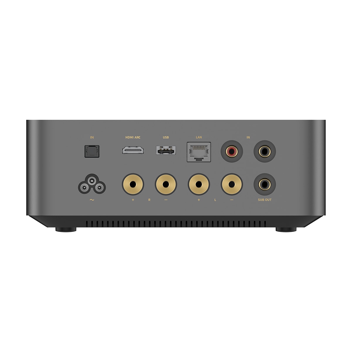 Amplificador integrado con "streamer" WiiM AMP Ultra Negro-4