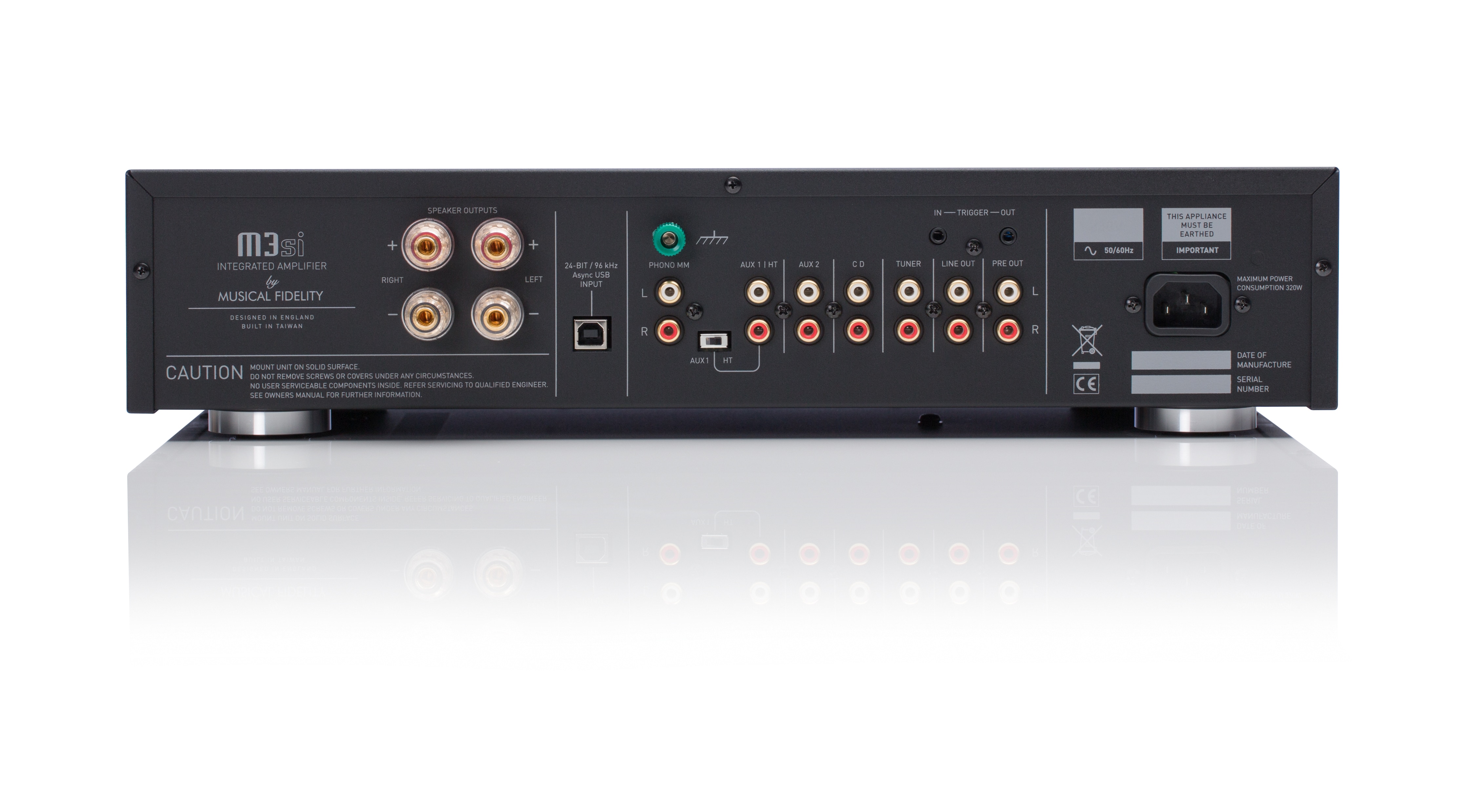 Amplificador integrado Musical Fidelity M3S i S estéreo Plata-2