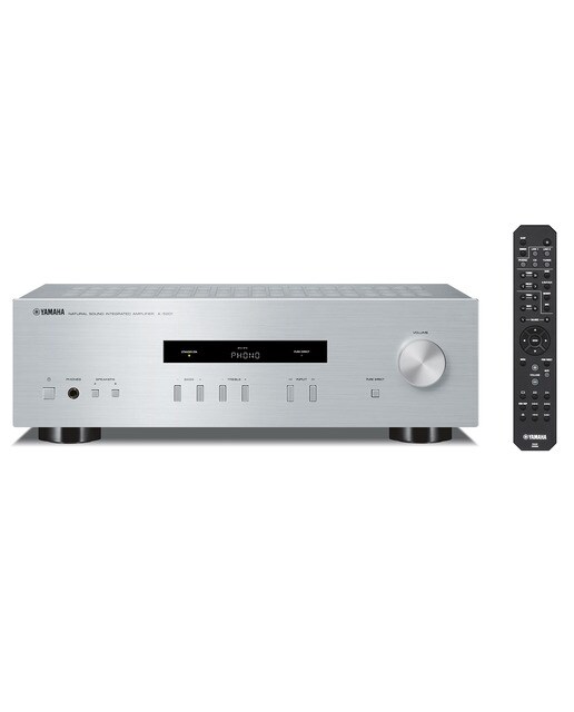 Amplificador estéreo Yamaha A-S201 Plata-3