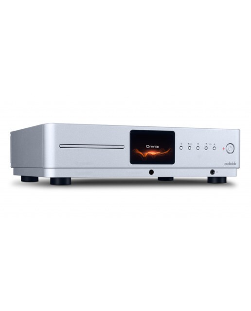Amplificador integrado Audiolab Omnia con CD, DAC y reproductor en red Plata-3