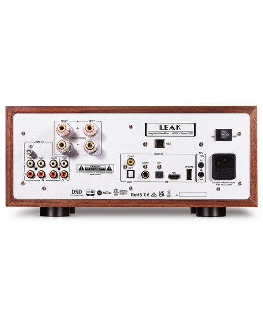 Amplificador integrado Leak Stereo 230 nogal Nogal-4