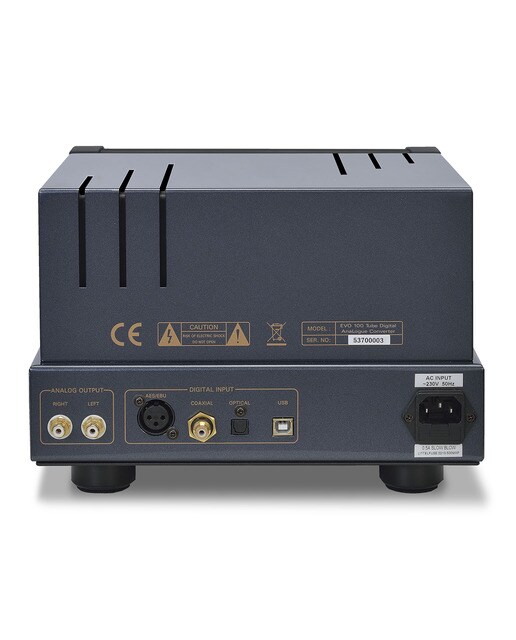 Convertidor D/A 24 bits/192 kHz a válvulas Prima Luna EVO 100 DAC - Negro Negro-4