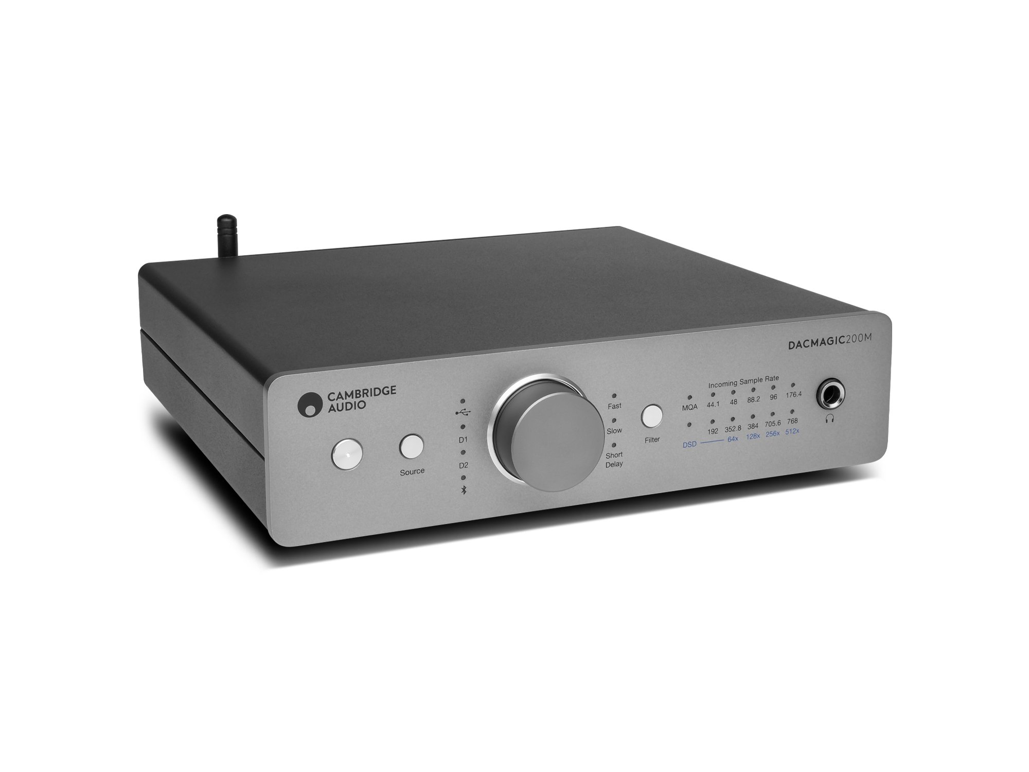 Convertidor D/A y Amplificador de auriculares Cambridge Audio DacMagic 200 Gris Lunar-2
