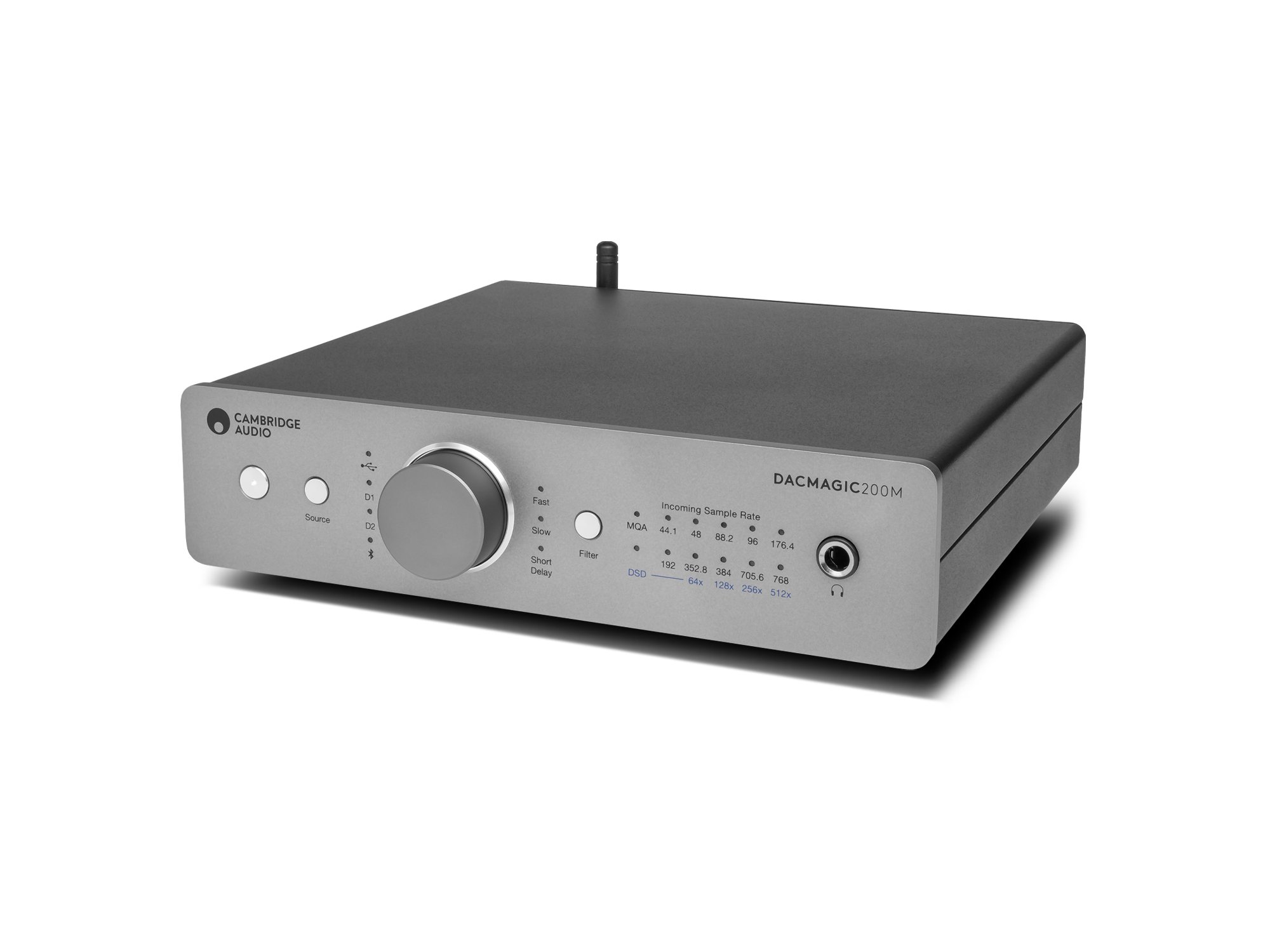 Convertidor D/A y Amplificador de auriculares Cambridge Audio DacMagic 200 Gris Lunar-3