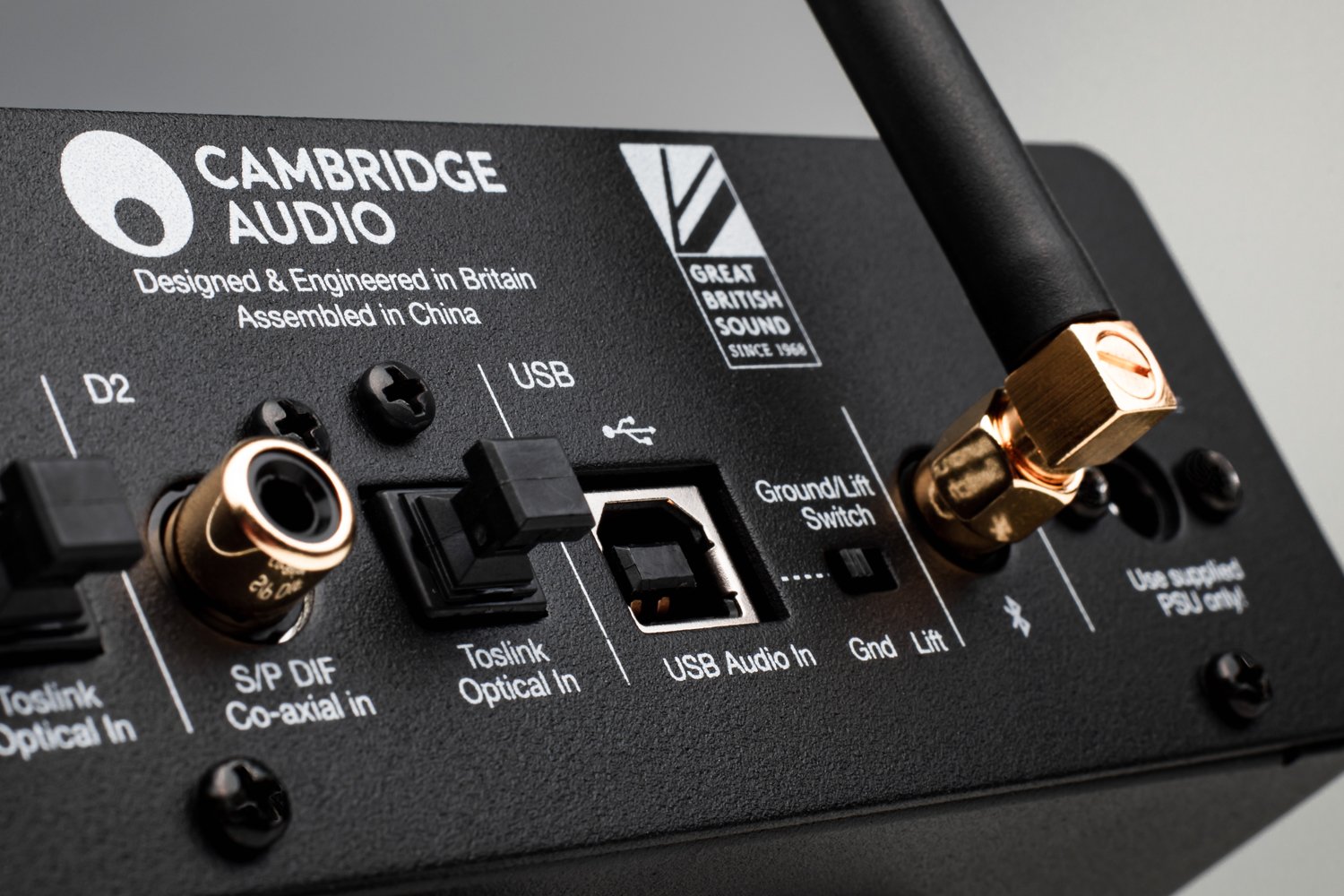 Convertidor D/A y Amplificador de auriculares Cambridge Audio DacMagic 200 Gris Lunar-4