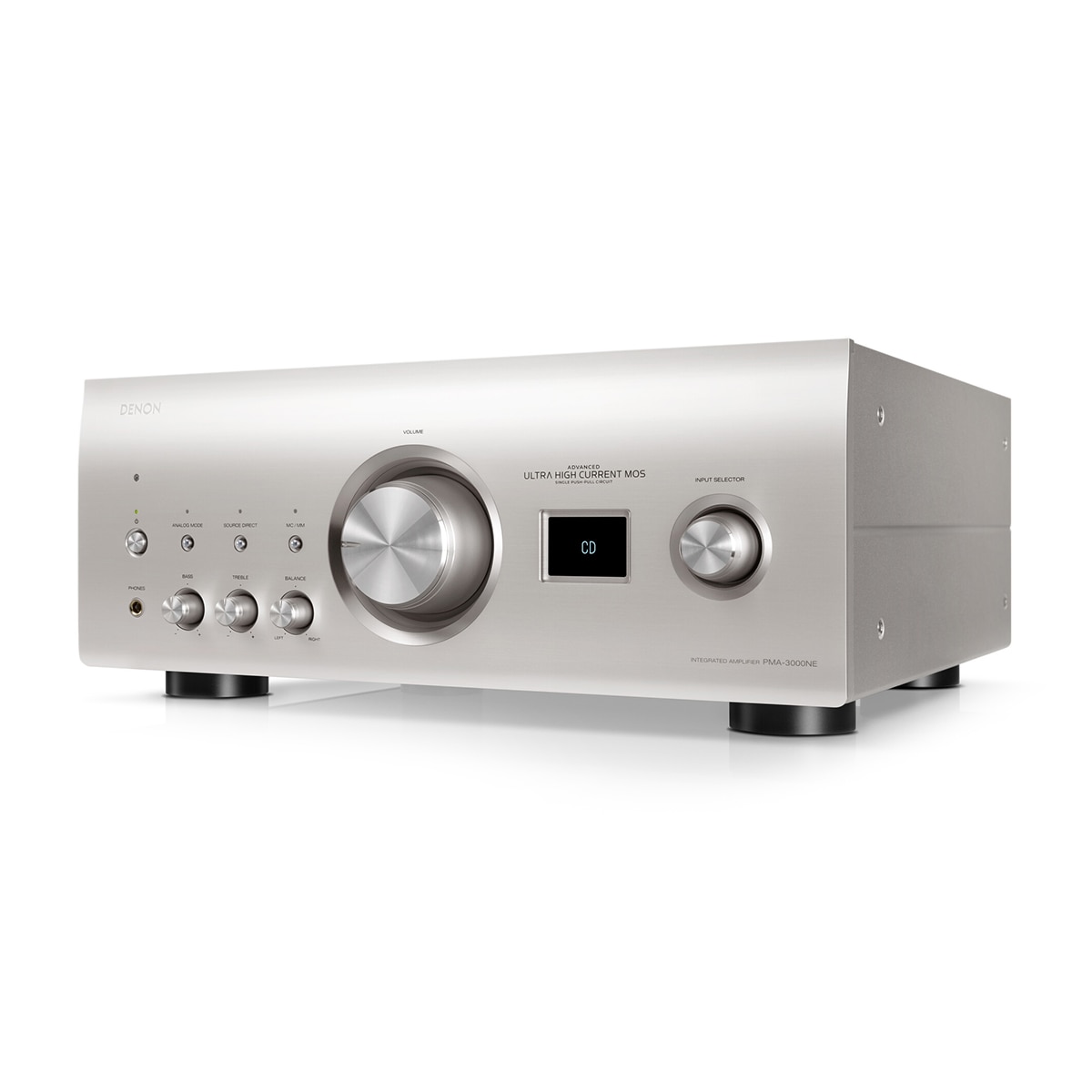 Amplificador integrado estéreo Denon PMA-3000NE, 2.0, con etapa de fono MM/MC Plata-4