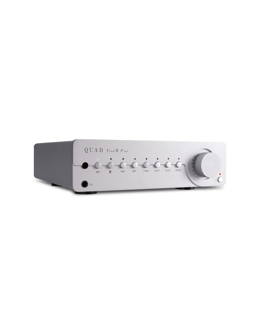 Amplificador Quad VENA II PLAY integrado + reproductor en red Plata-4