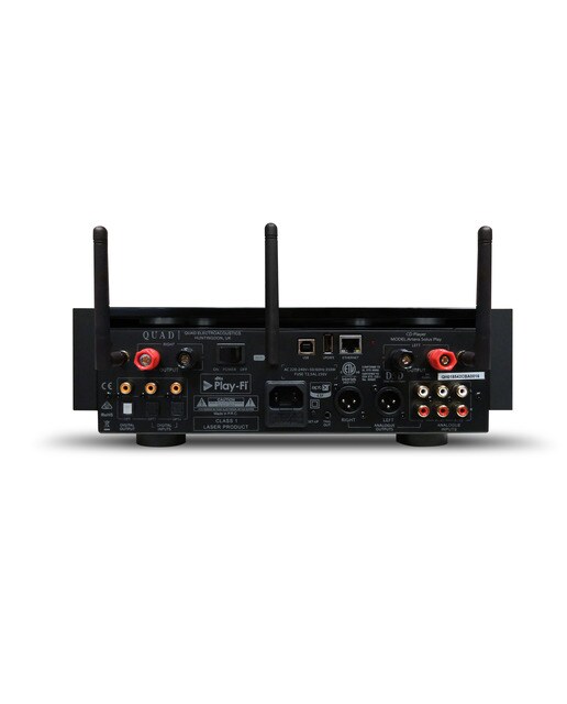 Sistema de sonido Quad ARTERA SOLUS PLAY amplificador, reproductor de CD, DAC, streamer Plata-5