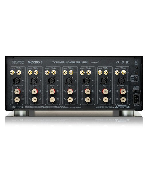 Etapa de potencia Musical Fidelity M6X 250.7 Multicanal negro Negro-2