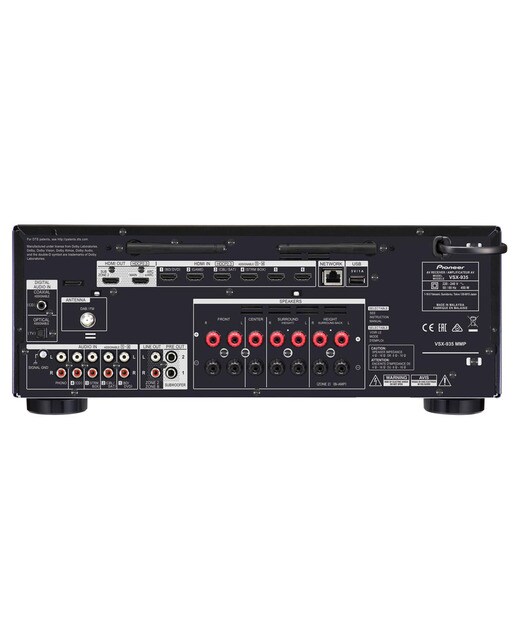 Receptor de A/V 8K Pioneer VSX-935 de 7.2 canales negro Negro-3