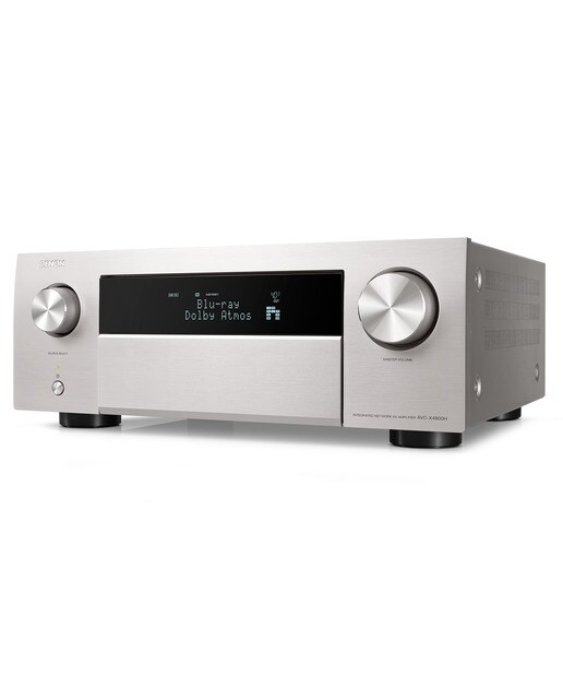 Amplificador AV Denon AVC-X4800H, 9.4, 8K y audio 3D - Plata Plata-3