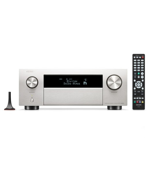 Amplificador AV Denon AVC-X4800H, 9.4, 8K y audio 3D - Plata Plata-5