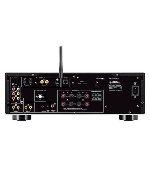 Receptor estéreo en Red Yamaha MusicCast R-N800 negro Negro-4