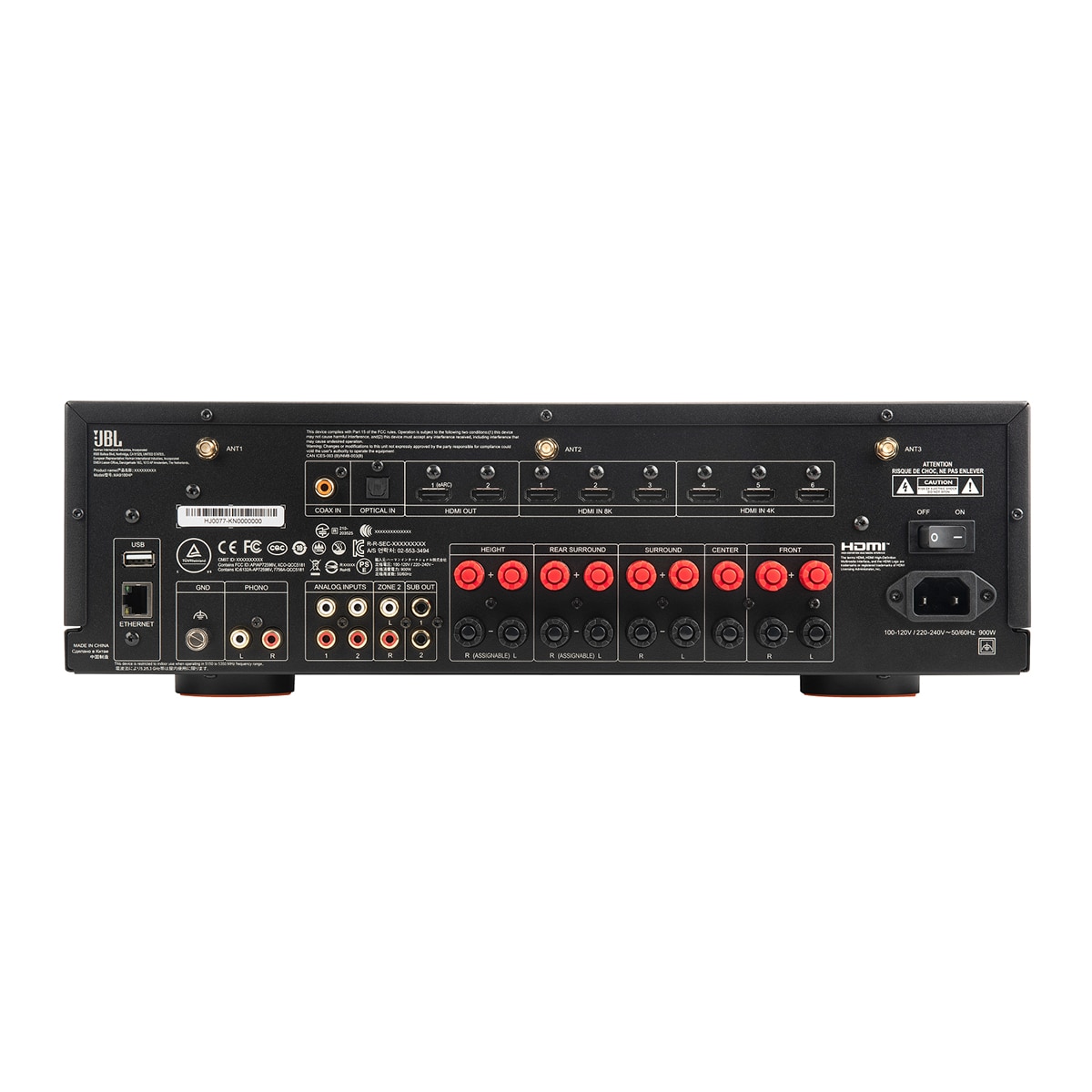 Receptor AV JBL MA-9100HP 7.2 8K Negro-4