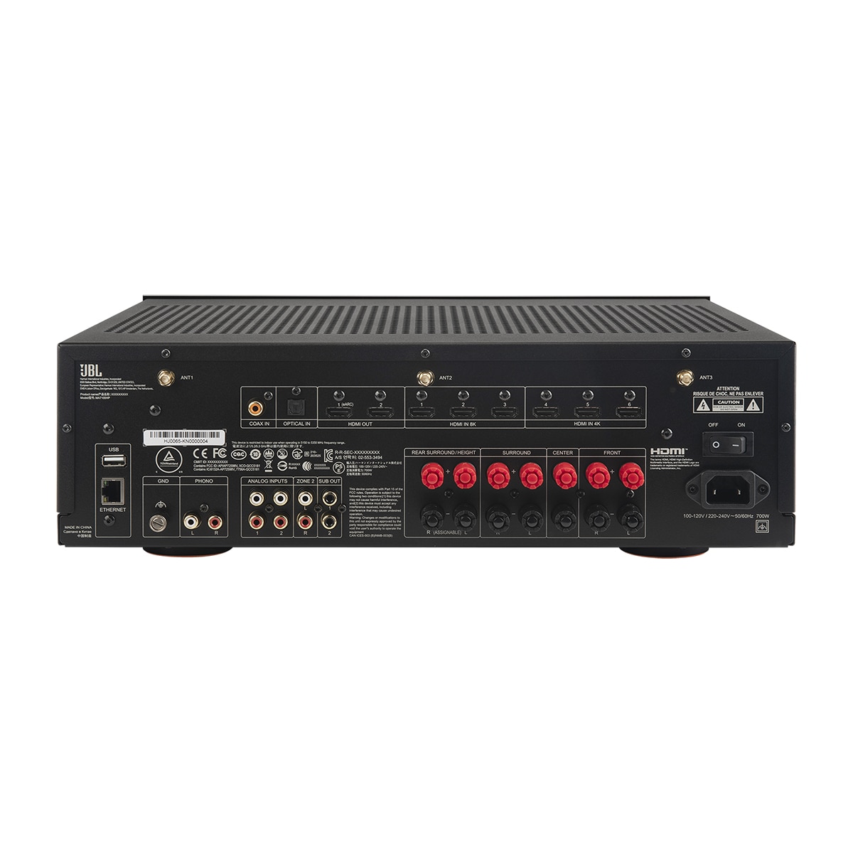Receptor AV JBL MA-7100HP 7.2 8K Negro-4