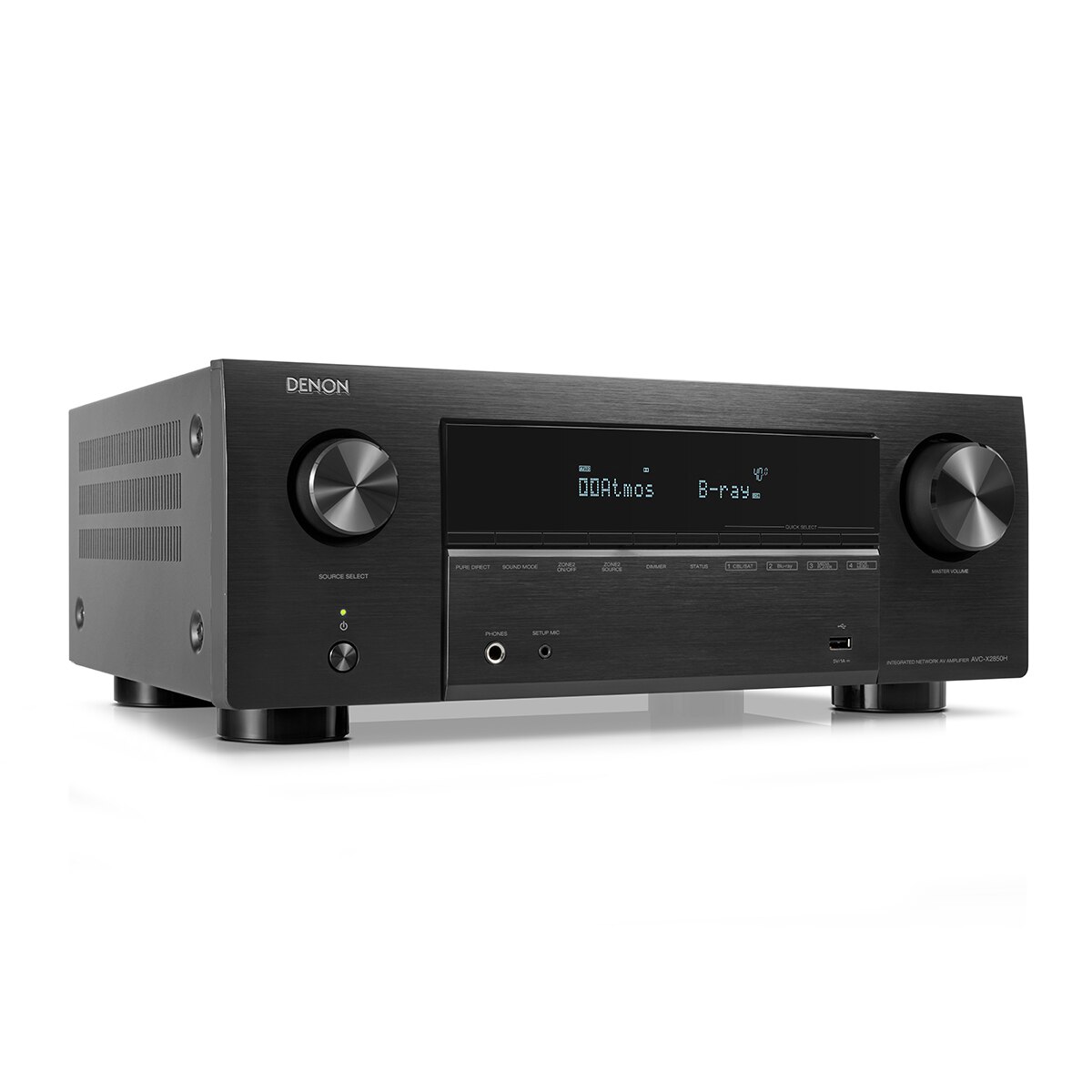 Amplificador AV Denon AVC-X2850, 7.2 canales, 8K con audio 3D Negro-2
