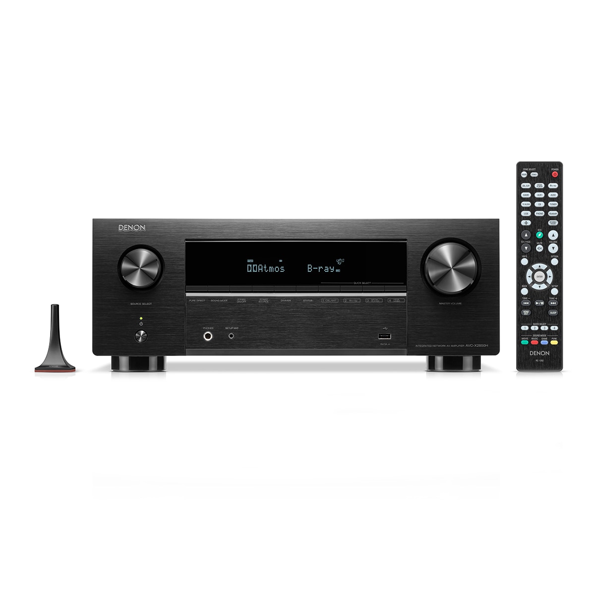 Amplificador AV Denon AVC-X2850, 7.2 canales, 8K con audio 3D Negro-3