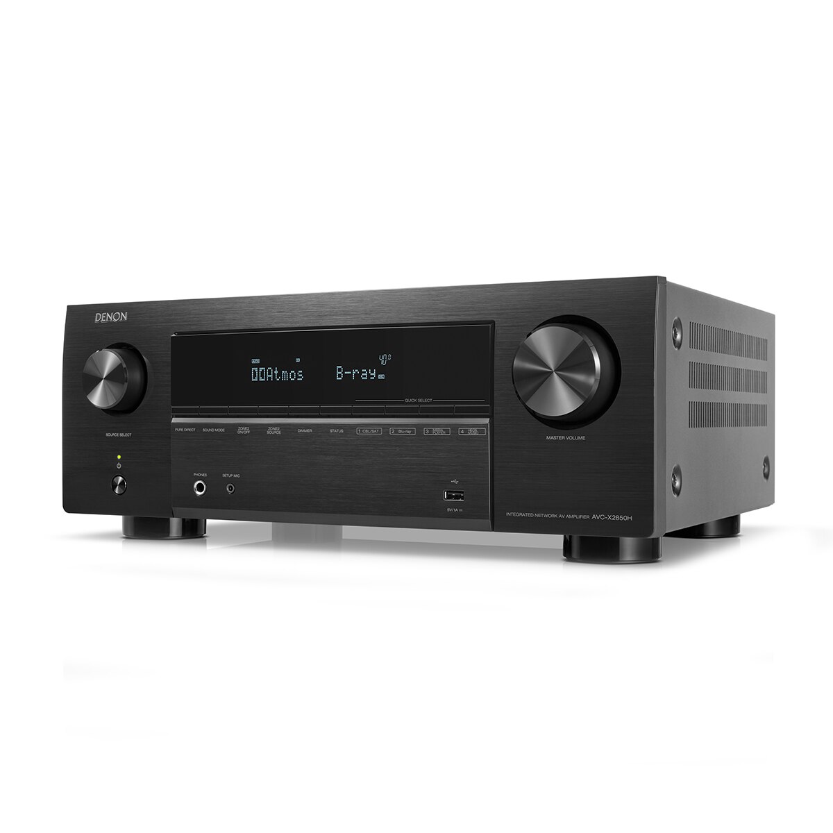 Amplificador AV Denon AVC-X2850, 7.2 canales, 8K con audio 3D Negro-5