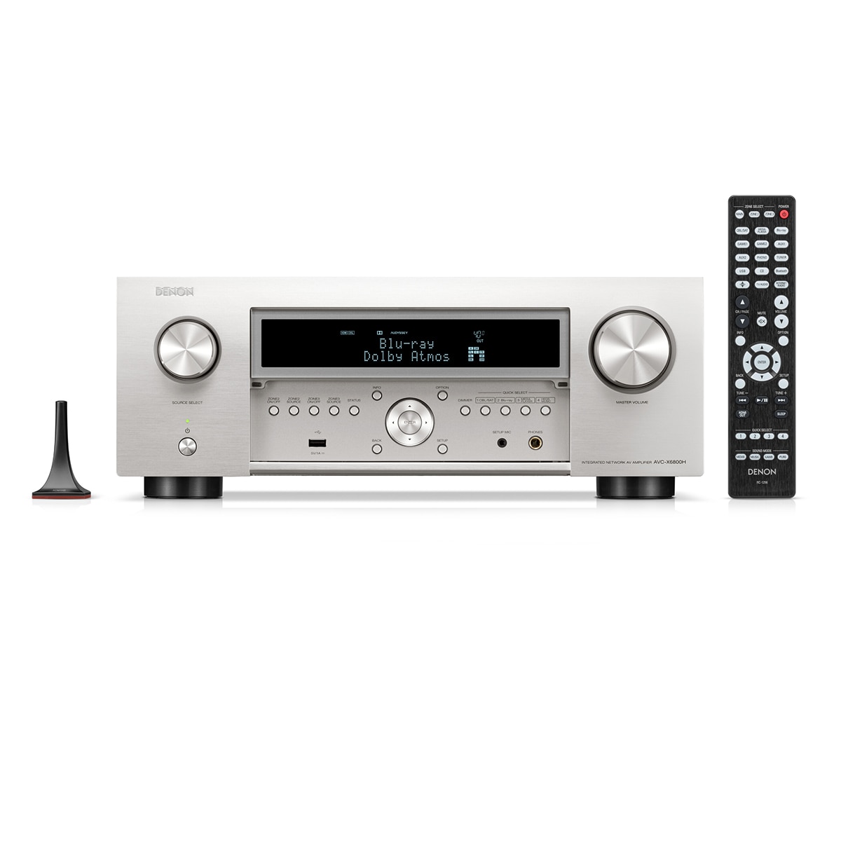 Amplificador AV Premium Denon AVC-X6800H, 11.4 canales 8K - Plata Plata-3