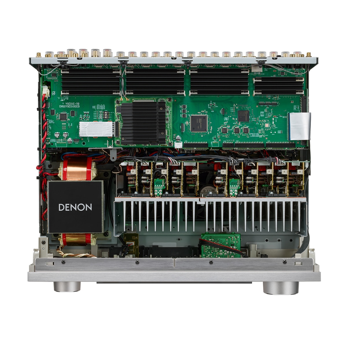 Amplificador AV Premium Denon AVC-X6800H, 11.4 canales 8K - Plata Plata-5