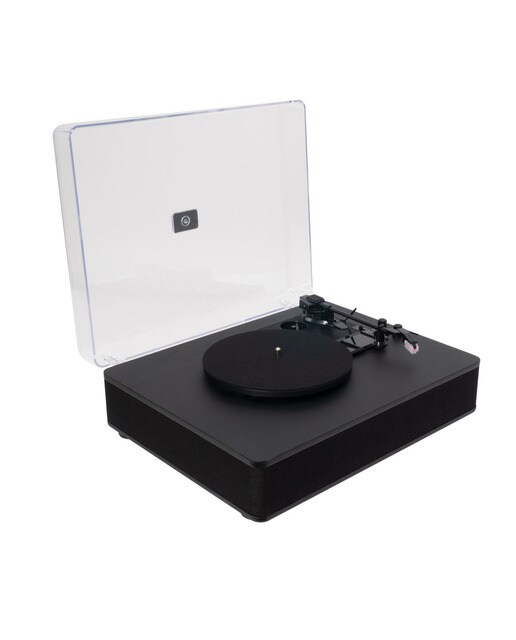 Gira-Discos Hi-Fi Belt Drive, USB Preto-5
