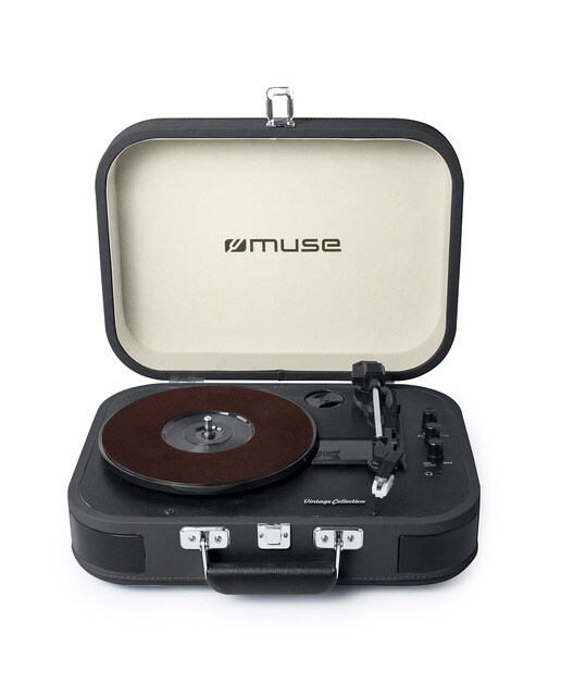 Tocadiscos estereo Muse MT201DG, Bluetooth - Gris oscuro Gris oscuro-1