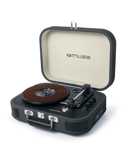 Tocadiscos estereo Muse MT201DG, Bluetooth - Gris oscuro Gris oscuro-2
