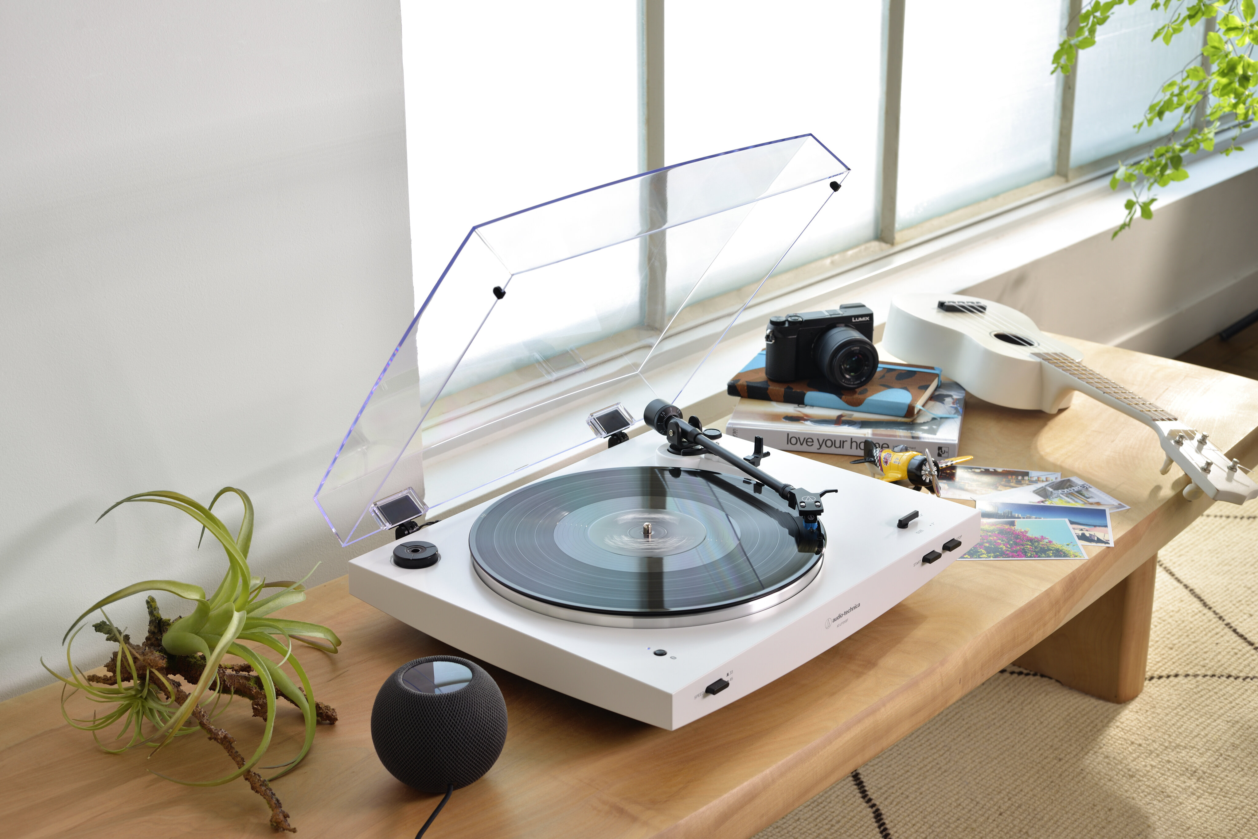 Giradiscos inalámbrico automático Audio-Technica AT-LP3XBTWH - Blanco Blanco-7