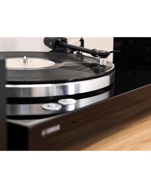 Gira-Discos Yamaha TT-S303 Hi-Fi com Pré-Amplificador Preto-5