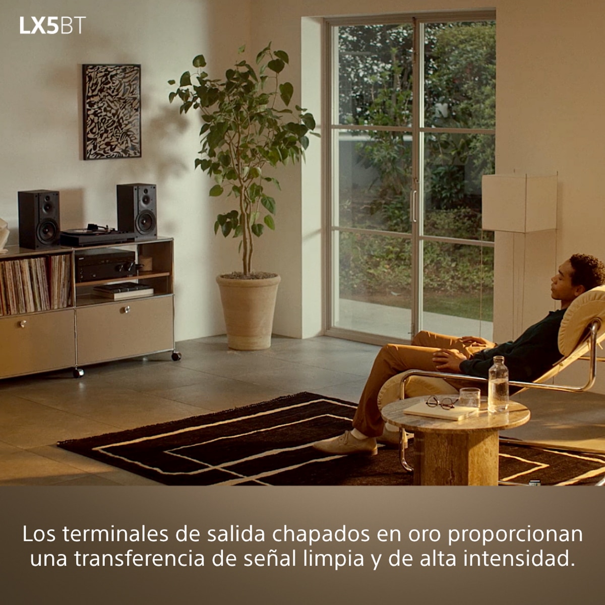 Tocadiscos Sony PS-LX5BT, Bluetooth con compatibilidad Qualcomm aptX, automático, calidad sonido premium (cartucho MM y presión aguja de 2,0±0,5 g) Negro-6