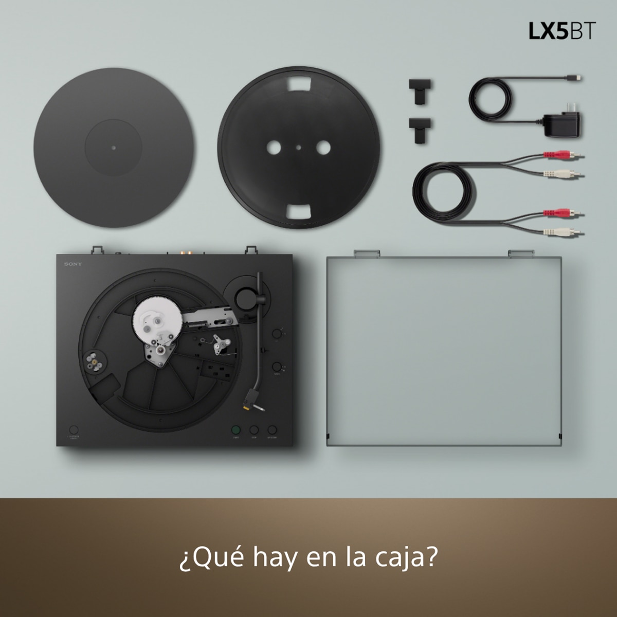 Tocadiscos Sony PS-LX5BT, Bluetooth con compatibilidad Qualcomm aptX, automático, calidad sonido premium (cartucho MM y presión aguja de 2,0±0,5 g) Negro-13