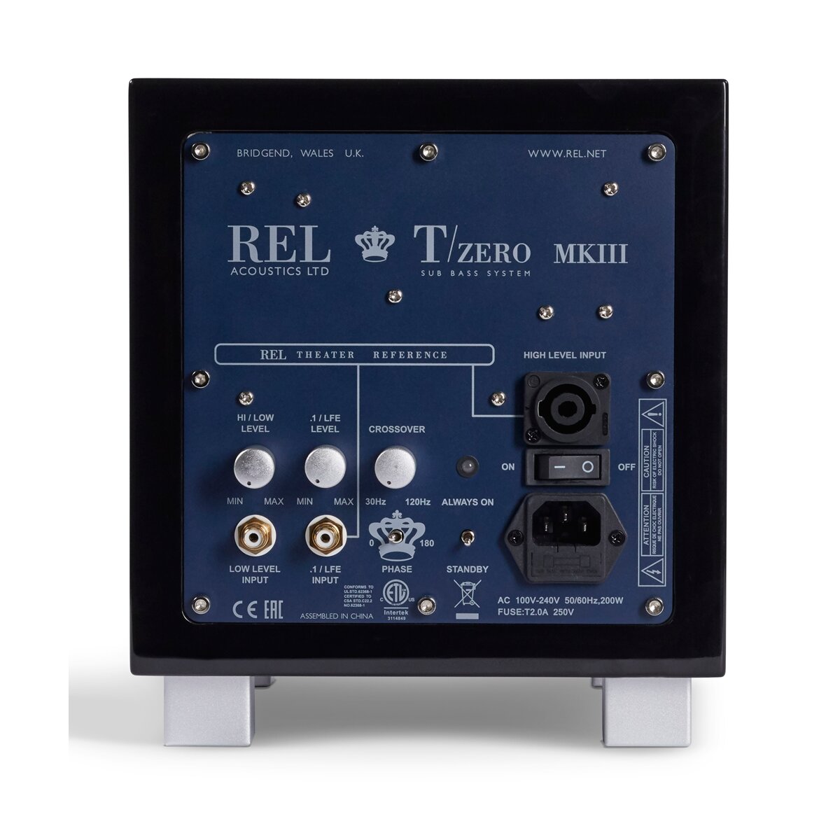 Subwoofer activo REL Acoustics Tzero MKIII Negro Negro lacado-2