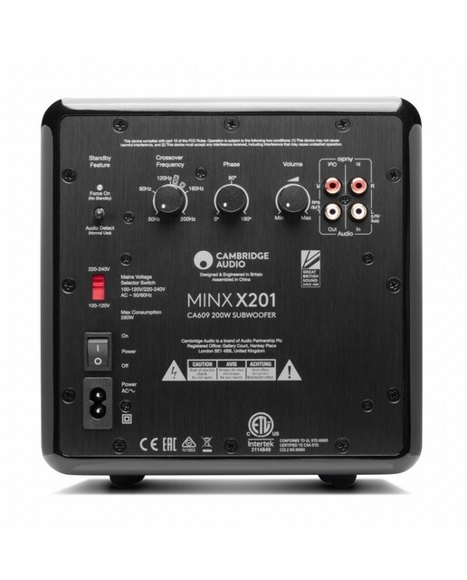 Subwoofer Cambridge Audio Minx X201 Negro-3