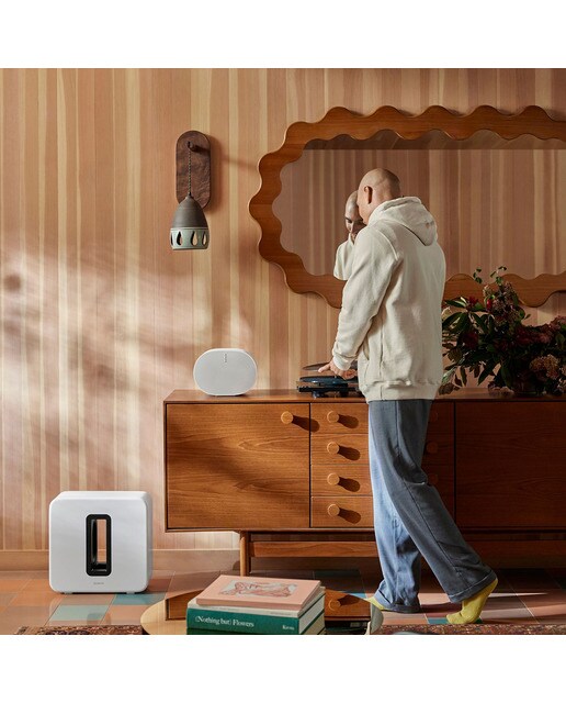 Subwoofer Wireless Sonos Sub 4 Wi-Fi Branco-5