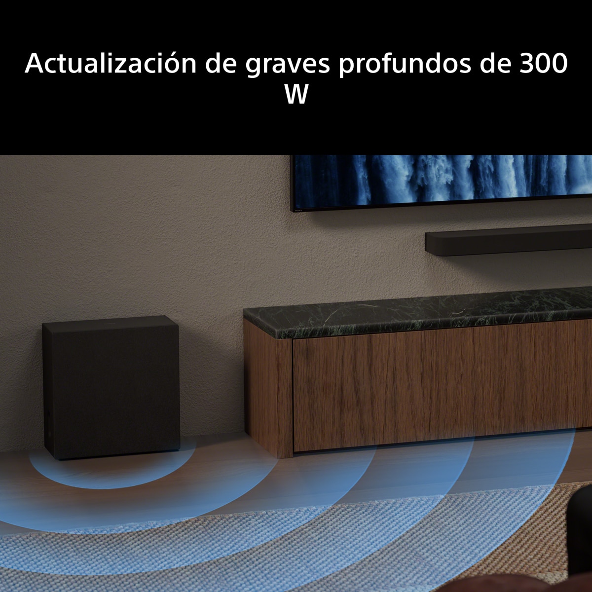 Subwoofer inalámbrico Sony BRAVIA Theatre Sub 8: Sonido envolvente, Dolby Atmos, DTS X. 300W de potencia Negro-2